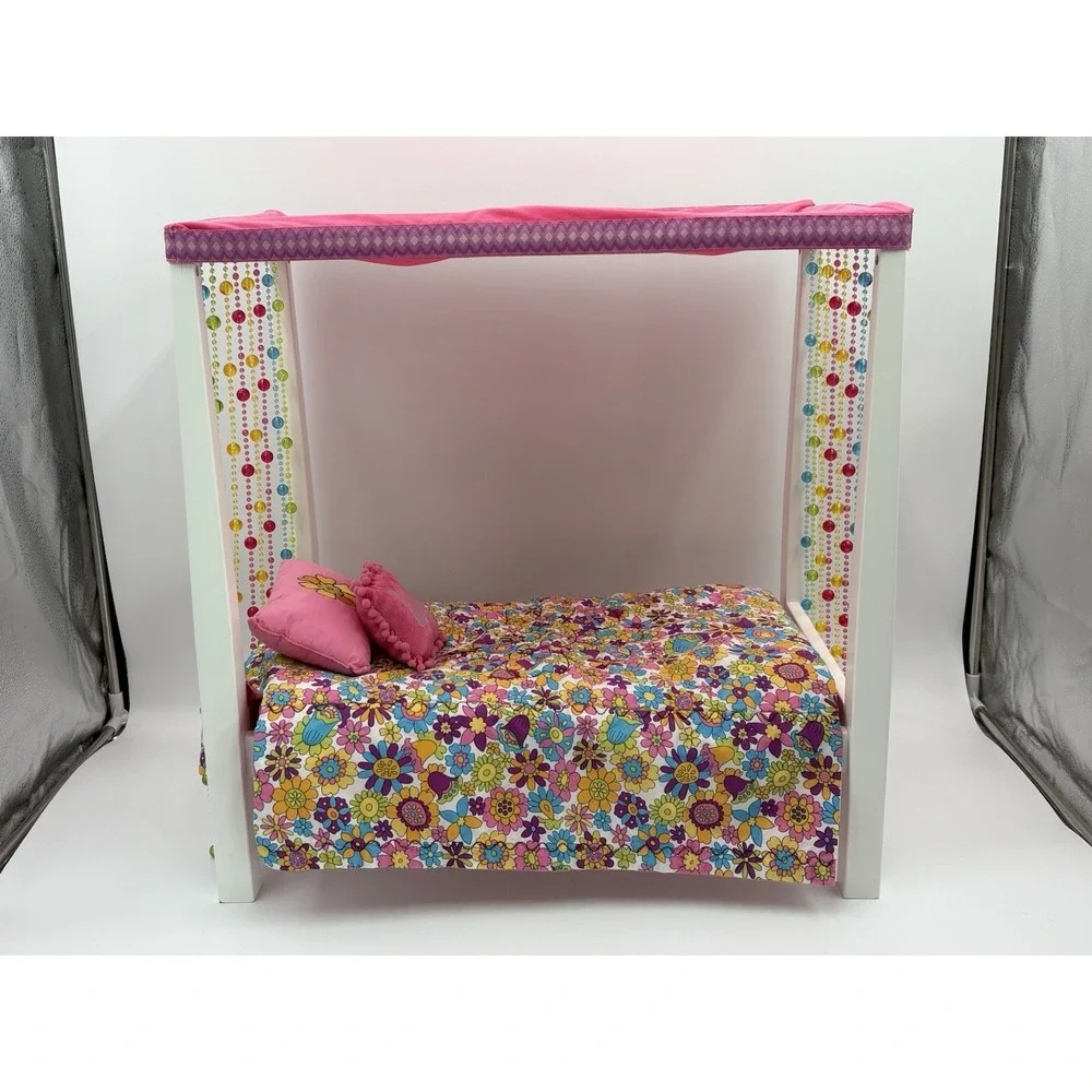 American Girl Julie's Groovy Bed & Bedding 18